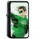 The Ring Green Lantern - Oil Windproof Flip Top Black Lighters Briquet Encendedor