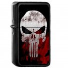 The Punisher - Oil Windproof Flip Top Black Lighters Briquet Encendedor