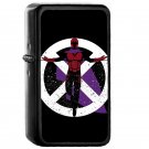 The Master Of Magnetism - Oil Windproof Flip Top Black Lighters Briquet Encendedor 1