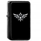 The Legend Of Zelda Royal Crest Silver - Oil Windproof Flip Top Black Lighters Briquet Encendedor 1