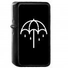 Umbrella - Oil Windproof Flip Top Black Lighters Briquet Encendedor