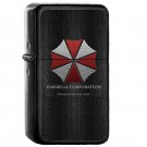 Umbrella Corporation - Oil Windproof Flip Top Black Lighters Briquet Encendedor