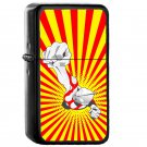 Ultraman - Oil Windproof Flip Top Black Lighters Briquet Encendedor