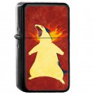 Typhlosion - Oil Windproof Flip Top Black Lighters Briquet Encendedor