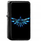 Triforce Of Courage Blue Ipod - Oil Windproof Flip Top Black Lighters Briquet Encendedor