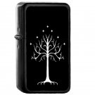 Tree Of Gondor Lord Of The Rings - Oil Windproof Flip Top Black Lighters Briquet Encendedor