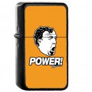 Top Gear Jeremy Clarkson Power - Oil Windproof Flip Top Black Lighters Briquet Encendedor