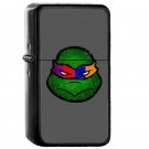 Tmnt Teenage Mutant Ninja Turtles Oil Windproof Flip Top Black Lighters Briquet Encendedor 4