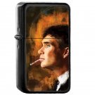 Tommy Shelby Peaky Blinders - Oil Windproof Flip Top Black Lighters Briquet Encendedor