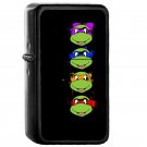 Tmnt Teenage Mutant Ninja Turtles Oil Windproof Flip Top Black Lighters Briquet Encendedor 2