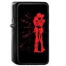 Till Death - Oil Windproof Flip Top Black Lighters Briquet Encendedor