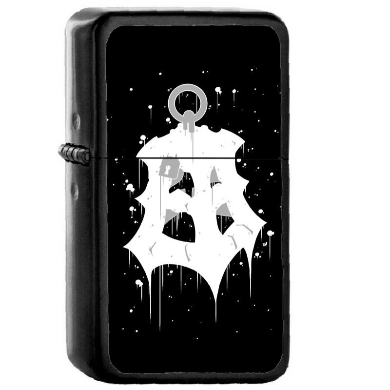 Thresh Lantern Ink Black - Oil Windproof Flip Top Black Lighters Briquet Encendedor