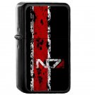 N7 Mass Effect - Oil Windproof Flip Top Black Lighters Briquet Encendedor
