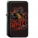 Mortal Kombat Scorpion - Oil Windproof Flip Top Black Lighters Briquet Encendedor