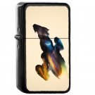 Serenity - Oil Windproof Flip Top Black Lighters Briquet Encendedor 1