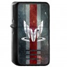 N7 Spectre - Oil Windproof Flip Top Black Lighters Briquet Encendedor