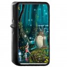 My Neighbor Totoro Japanese Anime - Oil Windproof Flip Top Black Lighters Briquet Encendedor