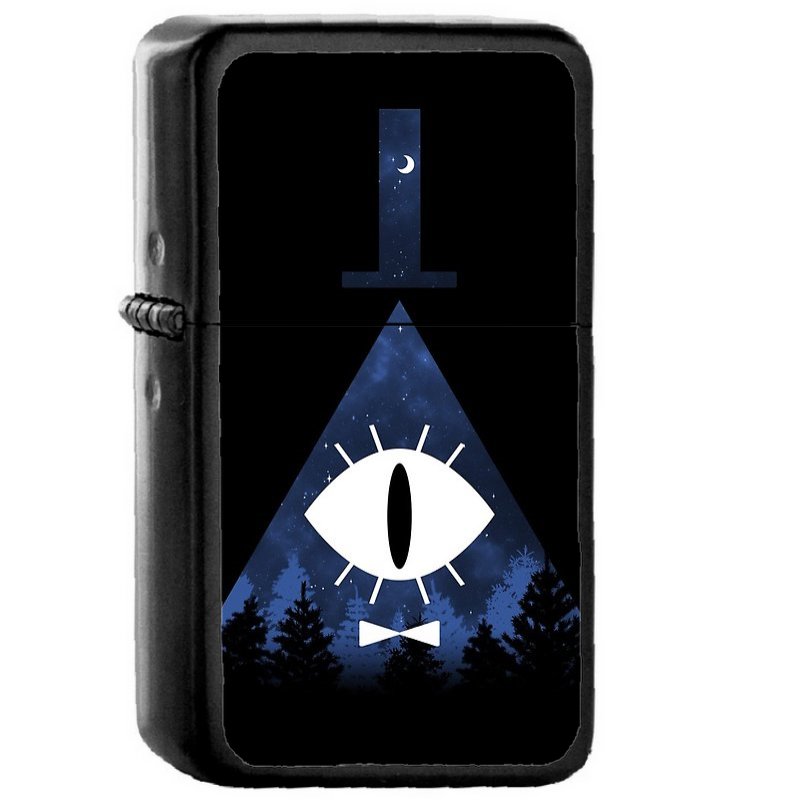 Mr Cipher  - Oil Windproof Flip Top Black Lighters Briquet Encendedor