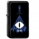 Mr Cipher  - Oil Windproof Flip Top Black Lighters Briquet Encendedor