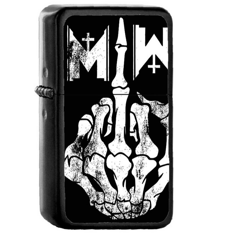 Motionless In White - Oil Windproof Flip Top Black Lighters Briquet Encendedor