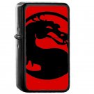 Mortal Dragon Kombat - Oil Windproof Flip Top Black Lighters Briquet Encendedor
