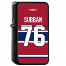 Montreal Canadiens P K Subban Jersey - Oil Windproof Flip Top Black Lighters Briquet Encendedor
