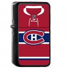 Montreal Canadiens Home Jersey - Oil Windproof Flip Top Black Lighters Briquet Encendedor