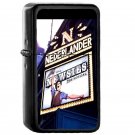 Newsies - Oil Windproof Flip Top Black Lighters Briquet Encendedor