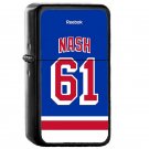 New York Rangers Rick Nash Jersey - Oil Windproof Flip Top Black Lighters Briquet Encendedor