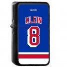 New York Rangers Kevin Klein Jersey - Oil Windproof Flip Top Black Lighters Briquet Encendedor