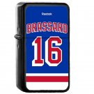 New York Rangers Derick Brassard Jersey - Oil Windproof Flip Top Black Lighters Briquet Encendedor