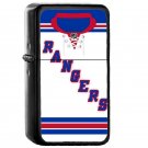 New York Rangers Away Jersey - Oil Windproof Flip Top Black Lighters Briquet Encendedor