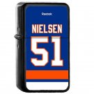 New York Islanders Frans Nielsen Jersey - Oil Windproof Flip Top Black Lighters Briquet Encendedor