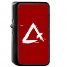 New Monarchy Executors Mark - Oil Windproof Flip Top Black Lighters Briquet Encendedor