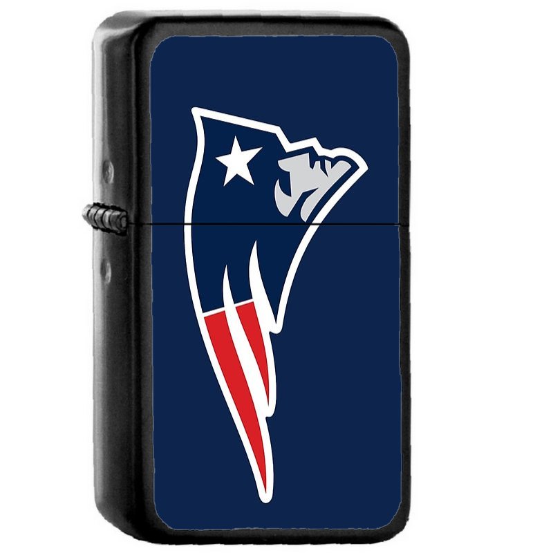 New England Patriots - Oil Windproof Flip Top Black Lighters Briquet Encendedor