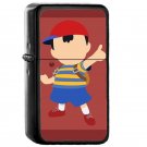 Ness Super Smash Bros - Oil Windproof Flip Top Black Lighters Briquet Encendedor