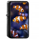 Nemo Clownfish - Oil Windproof Flip Top Black Lighters Briquet Encendedor