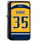 Nashville Predators Pekka Rinne Jersey - Oil Windproof Flip Top Black Lighters Briquet Encendedor