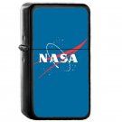 Nasa Logo No Background - Oil Windproof Flip Top Black Lighters Briquet Encendedor