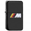 Old German M BMW - Oil Windproof Flip Top Black Lighters Briquet Encendedor