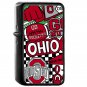 Ohio State University Collage - Oil Windproof Flip Top Black Lighters Briquet Encendedor