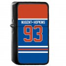 Oilers Ryan Nugent Hopkins Jersey - Oil Windproof Flip Top Black Lighters Briquet Encendedor
