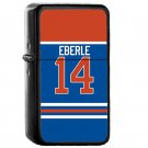 Oilers Jordan Eberle Jersey - Oil Windproof Flip Top Black Lighters Briquet Encendedor