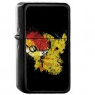 Nostalgia Retro Vintage Pokemon Pikachu- Oil Windproof Flip Top Black Lighters Briquet Encendedor