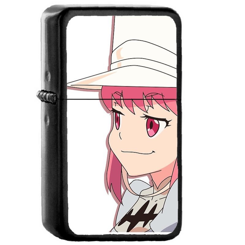 Nonon Jakuzure Kill La Kill Anime Manga Japanese - Oil Windproof Flip Top Black Lighters Briquet