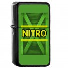 Nitro Crate - Oil Windproof Flip Top Black Lighters Briquet Encendedor