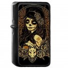 Night Of The Kitsune Mask - Oil Windproof Flip Top Black Lighters Briquet Encendedor