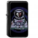 Outer Space Carry On 5 - Oil Windproof Flip Top Black Lighters Briquet Encendedor