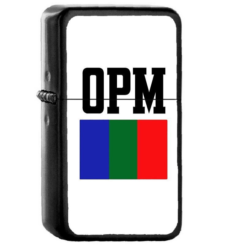 Opm Til Its Over Another Day - Oil Windproof Flip Top Black Lighters Briquet Encendedor