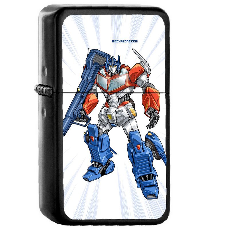 Optimus Prime - Oil Windproof Flip Top Black Lighters Briquet Encendedor